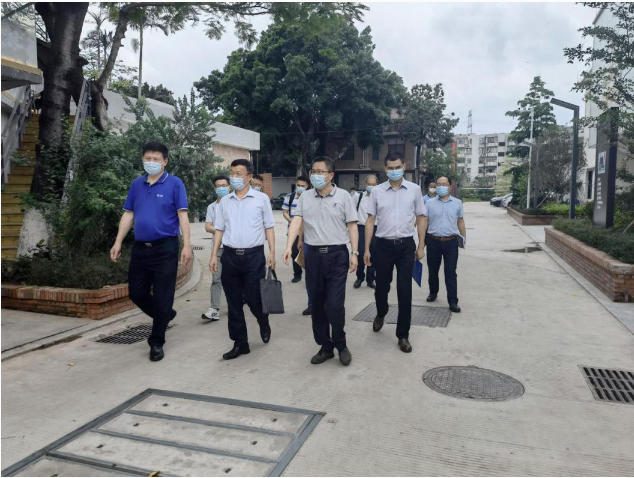 市國資委領導劉大才帶隊到T.I.T智慧園開展安全生產專項督導檢查